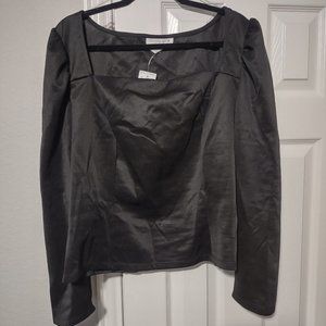 Black long sleeve blouse-size 3x